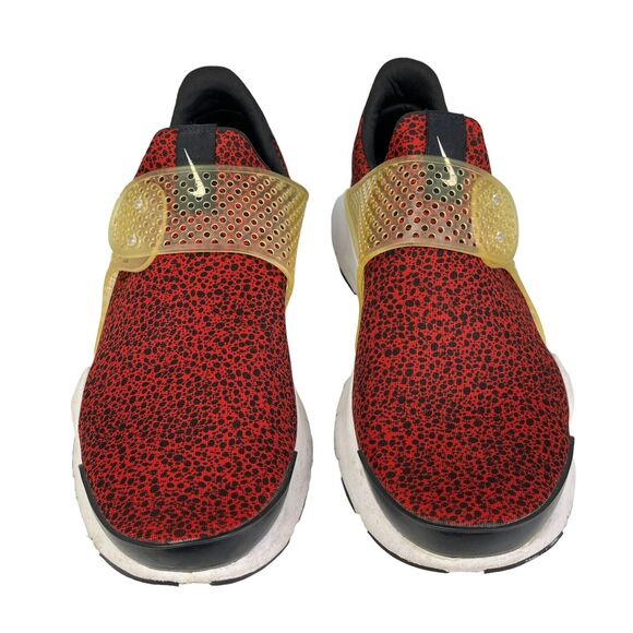 Nike Sock Dart QS Safari Sneaker Shoe Mens Size 11 Red & Black 942198-600 Rare main image 6